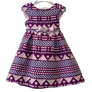 Pippa & Julie Brocade Tulle Lined Dress 3T